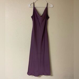 SHEIN | Cowel Neck Silk Dress